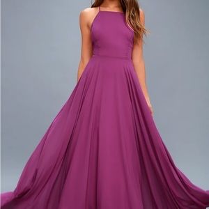 Lulus Mythical Kind of Love Magenta Dress